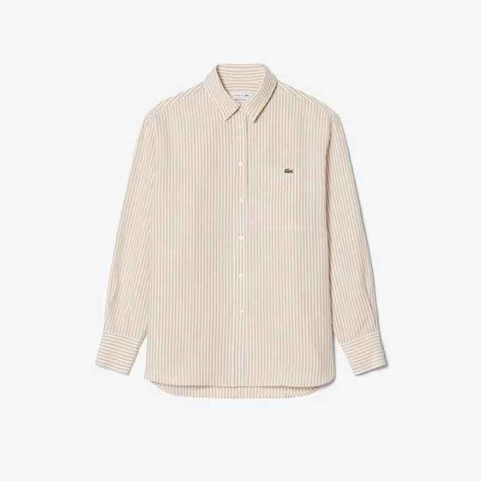 Chemise oversize en mélange de lin et de coton Chemise oversize en mélange de lin et de coton