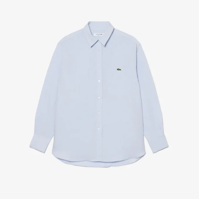 Chemise oversize en mélange de lin et de coton Chemise oversize en mélange de lin et de coton