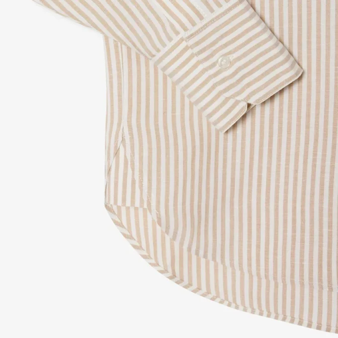 Chemise oversize en mélange de lin et de coton Chemise oversize en mélange de lin et de coton