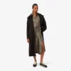 Chemise oversize en satin imprimé Chemise oversize en satin imprimé