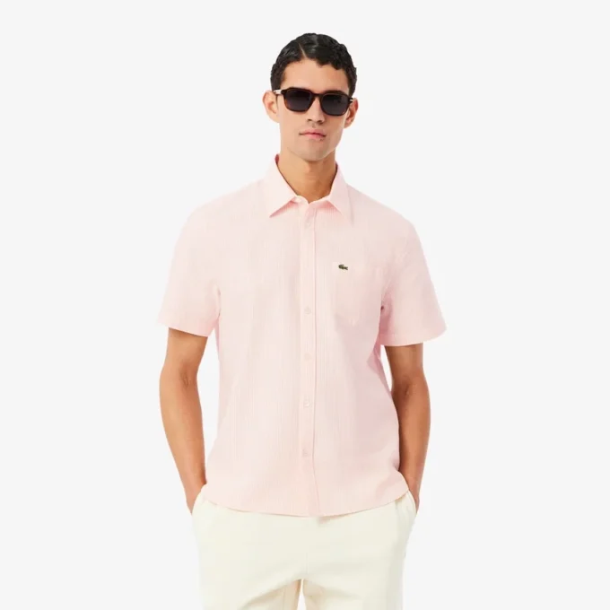 Chemise Oxford à manches courtes coupe classique pour homme Chemise Oxford à manches courtes coupe classique pour homme