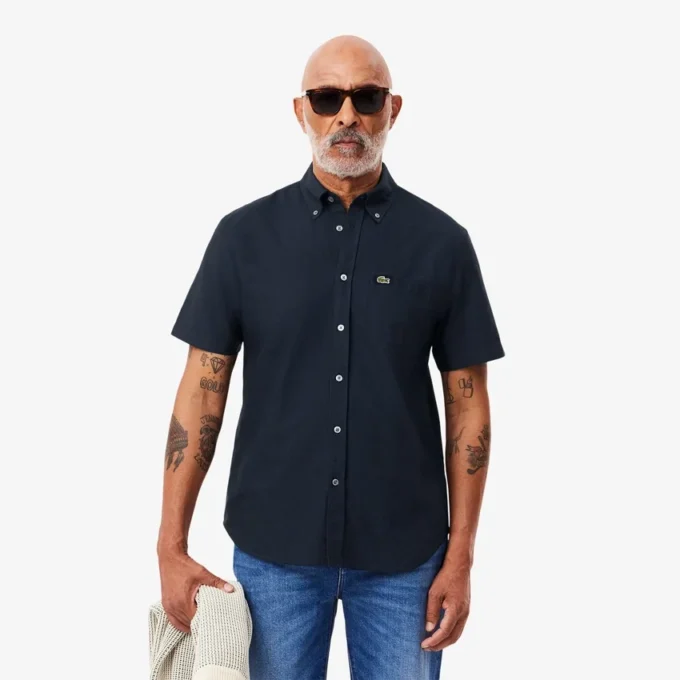 Chemise Oxford à manches courtes coupe classique pour homme Chemise Oxford à manches courtes coupe classique pour homme