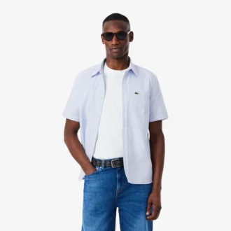 Chemise Oxford à manches courtes coupe classique pour homme