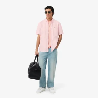 Chemise Oxford à manches courtes coupe classique pour homme