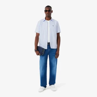 Chemise Oxford à manches courtes coupe classique pour homme