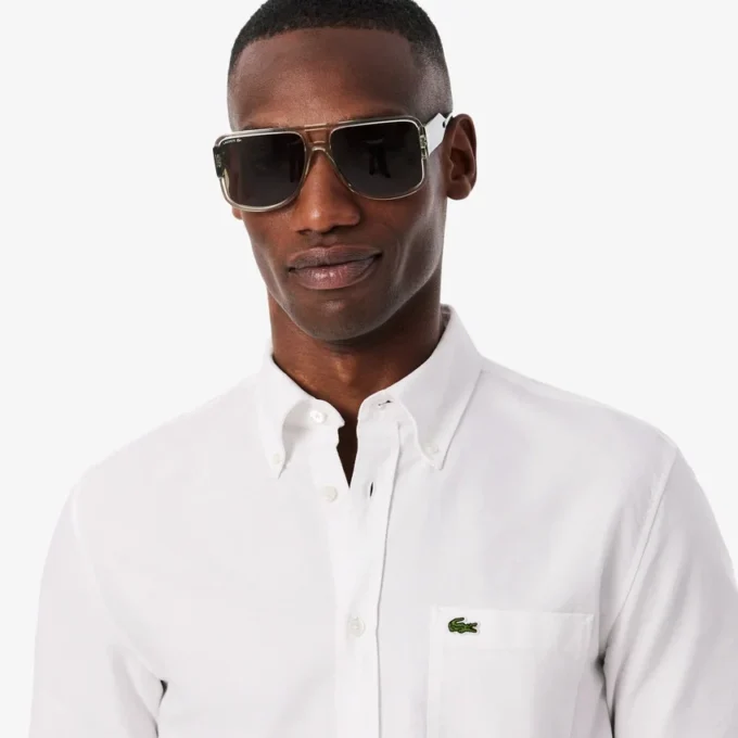 Chemise Oxford à manches courtes coupe classique pour homme Chemise Oxford à manches courtes coupe classique pour homme