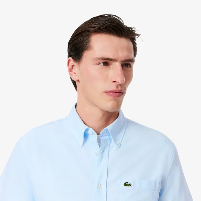 Chemise Oxford à manches courtes coupe classique pour homme Chemise Oxford à manches courtes coupe classique pour homme
