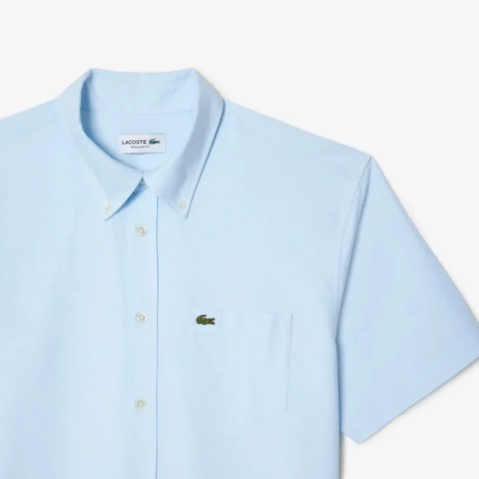 Chemise Oxford à manches courtes coupe classique pour homme Chemise Oxford à manches courtes coupe classique pour homme