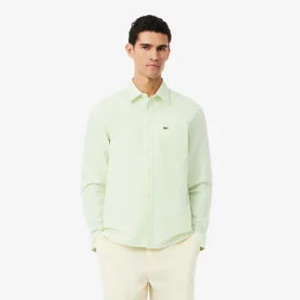 Chemise Oxford rayée coupe classique pour homme