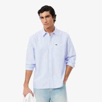 Chemise Oxford rayée coupe classique pour homme