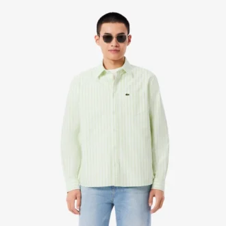 Chemise Oxford rayée coupe classique pour homme