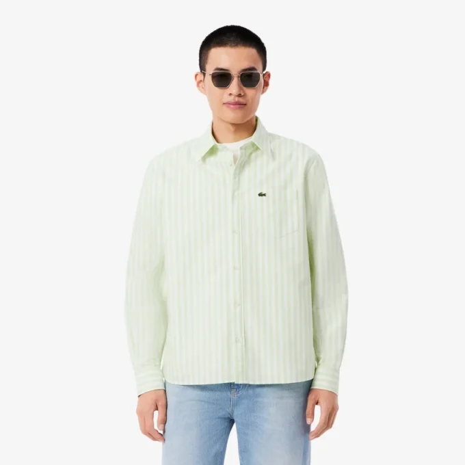 Chemise Oxford rayée coupe classique pour homme Chemise Oxford rayée coupe classique pour homme
