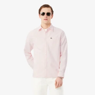 Chemise Oxford rayée coupe classique pour homme