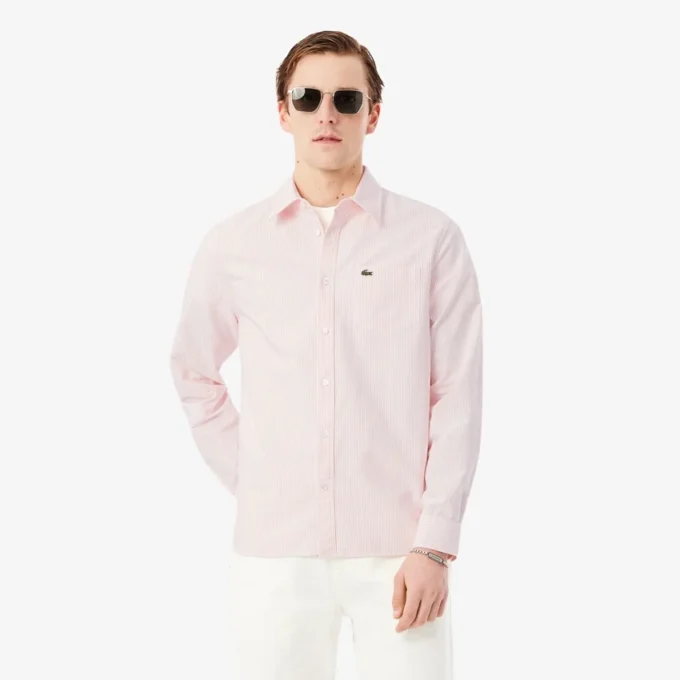 Chemise Oxford rayée coupe classique pour homme Chemise Oxford rayée coupe classique pour homme