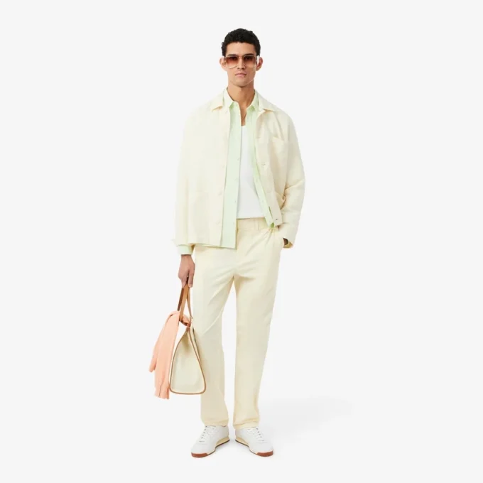 Chemise Oxford rayée coupe classique pour homme