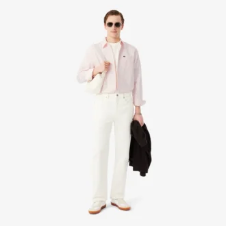 Chemise Oxford rayée coupe classique pour homme