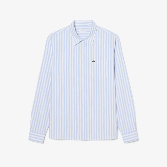 Chemise Oxford rayée coupe classique pour homme