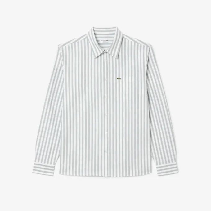 Chemise Oxford rayée coupe classique pour homme Chemise Oxford rayée coupe classique pour homme