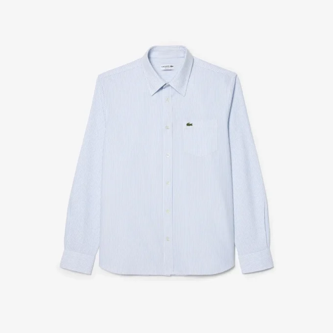 Chemise Oxford rayée coupe classique pour homme