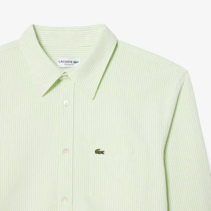 Chemise Oxford rayée coupe classique pour homme