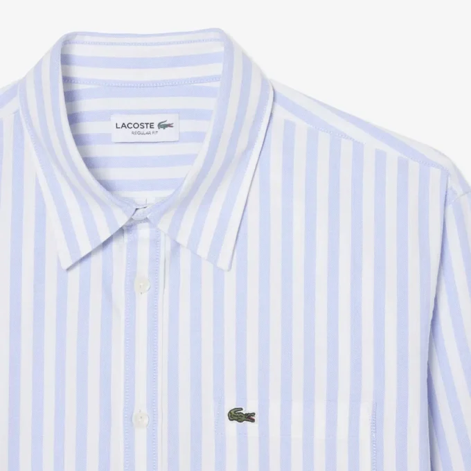 Chemise Oxford rayée coupe classique pour homme