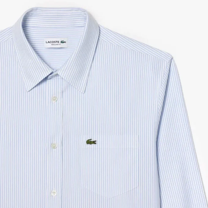 Chemise Oxford rayée coupe classique pour homme