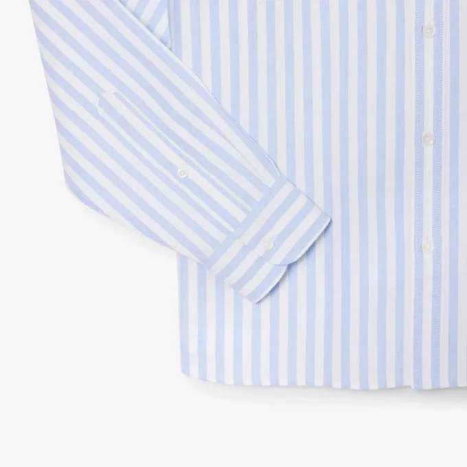 Chemise Oxford rayée coupe classique pour homme