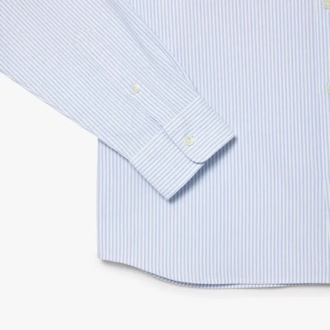 Chemise Oxford rayée coupe classique pour homme