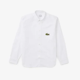 Chemise Oxford unisexe à coupe décontractée