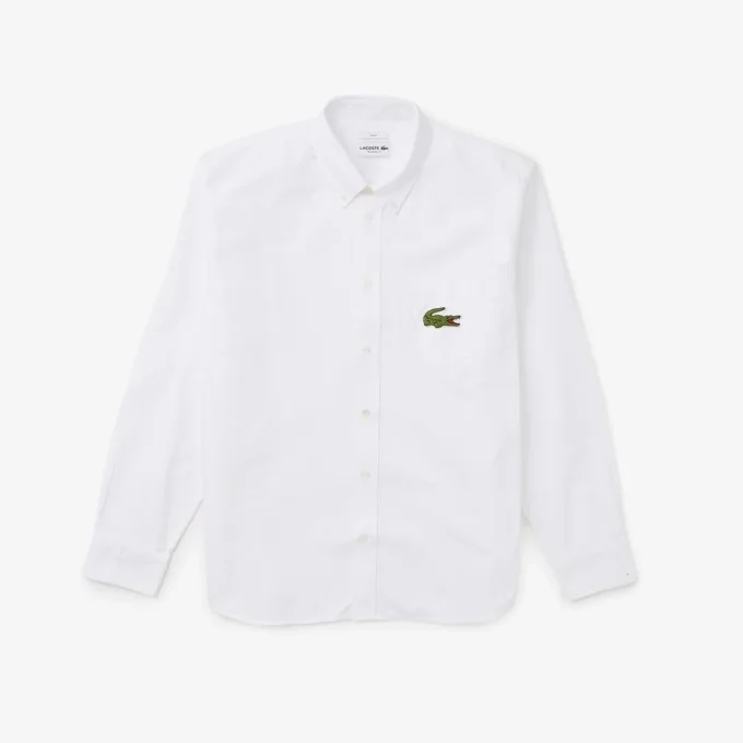 Chemise Oxford unisexe à coupe décontractée Chemise Oxford unisexe à coupe décontractée