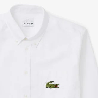 Chemise Oxford unisexe à coupe décontractée