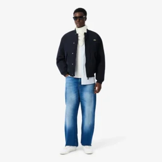 Chemise rayée en coton pinpoint coupe classique pour homme