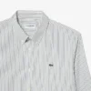 Chemise rayée en coton pinpoint coupe classique pour homme Chemise rayée en coton pinpoint coupe classique pour homme