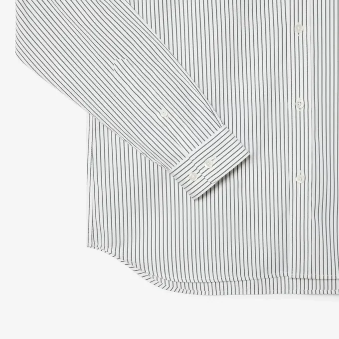 Chemise rayée en coton pinpoint coupe classique pour homme Chemise rayée en coton pinpoint coupe classique pour homme