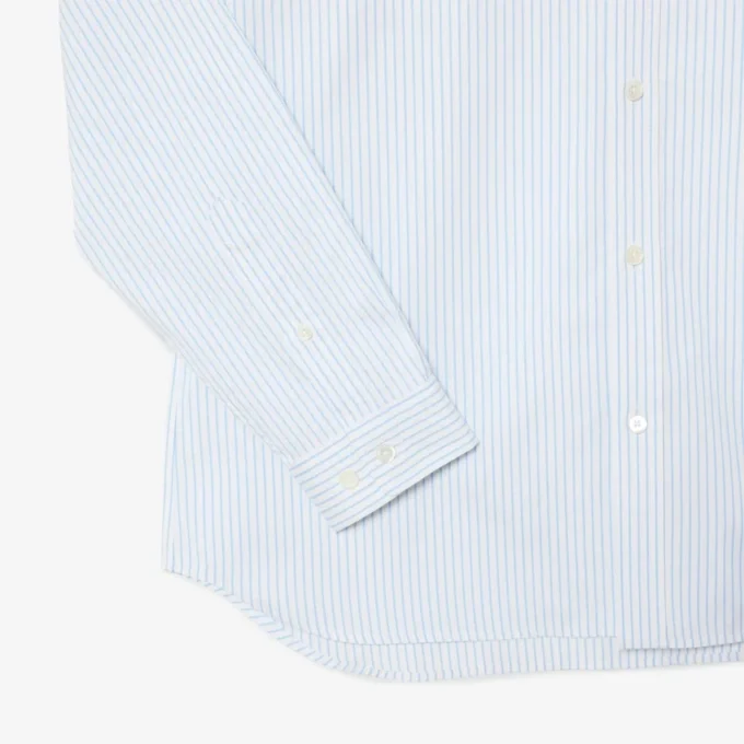 Chemise rayée en coton pinpoint coupe classique pour homme Chemise rayée en coton pinpoint coupe classique pour homme