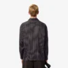 Chemise rayée en lyocell coupe décontractée pour homme Chemise rayée en lyocell coupe décontractée pour homme