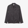 Chemise rayée en lyocell coupe décontractée pour homme Chemise rayée en lyocell coupe décontractée pour homme