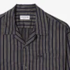 Chemise rayée en lyocell coupe décontractée pour homme Chemise rayée en lyocell coupe décontractée pour homme