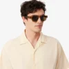 Chemise à rayures Crocodile coupe décontractée Chemise à rayures Crocodile coupe décontractée