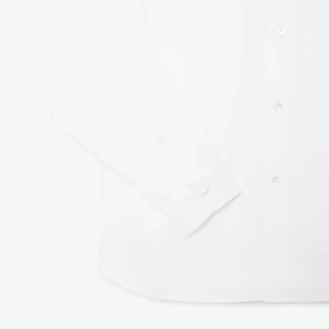 Chemise slim en piqué de coton pour homme Chemise slim en piqué de coton pour homme