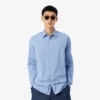 Chemise slim en popeline stretch rayée Chemise slim en popeline stretch rayée