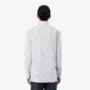 Chemise slim en popeline stretch rayée Chemise slim en popeline stretch rayée