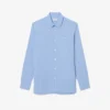 Chemise slim en popeline stretch rayée Chemise slim en popeline stretch rayée