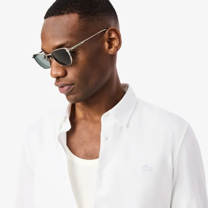 Chemise slim fit en mélange de coton The Blend Chemise slim fit en mélange de coton The Blend