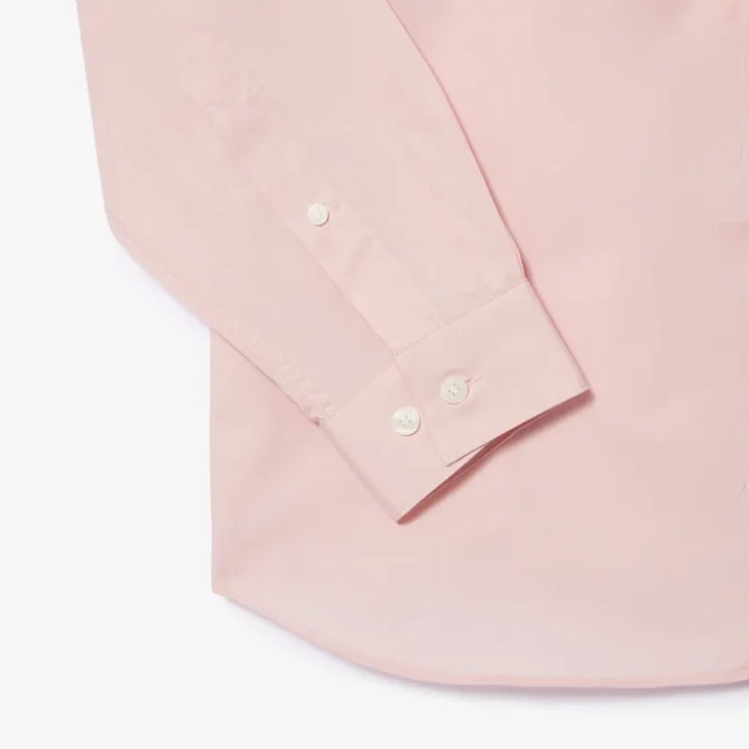Chemise slim fit en popeline stretch pour homme