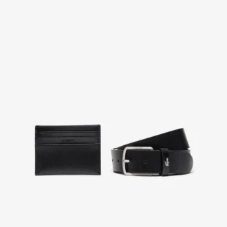 Coffret cadeau ceinture en cuir et porte-cartes Coffret cadeau ceinture en cuir et porte-cartes