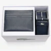 Coffret cadeau ceinture en cuir et porte-cartes Coffret cadeau ceinture en cuir et porte-cartes