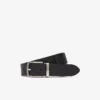 Coffret cadeau ceinture et boucle en cuir lisse Coffret cadeau ceinture et boucle en cuir lisse