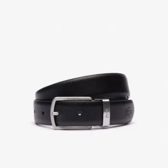 Coffret cadeau ceinture et boucle en cuir lisse