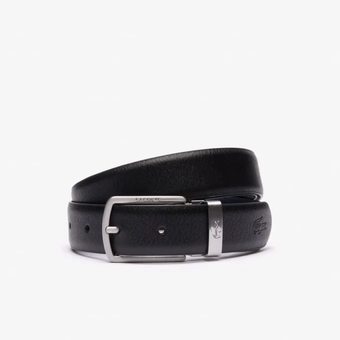 Coffret cadeau ceinture et boucle en cuir lisse Coffret cadeau ceinture et boucle en cuir lisse